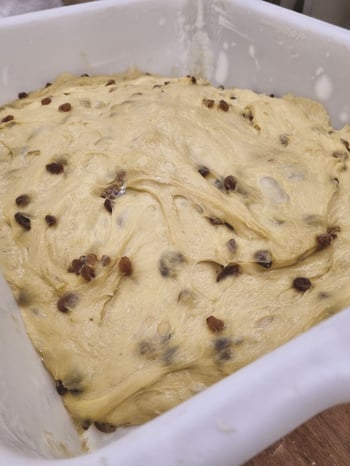 dough rising