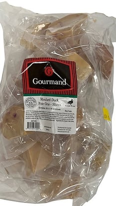 Pre-cut IQF foie gras slices