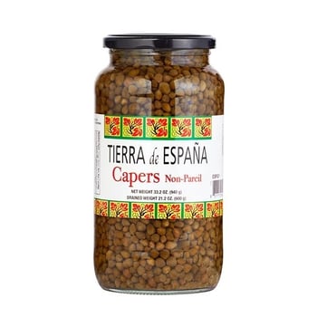 bottle of tierra de espana capers