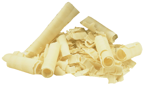 Large White Chocolate Shavings