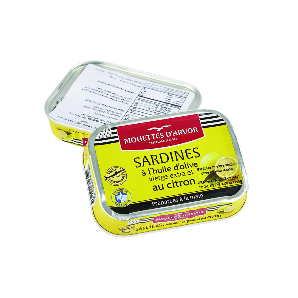 Sardines With Olive Oil and Lemon