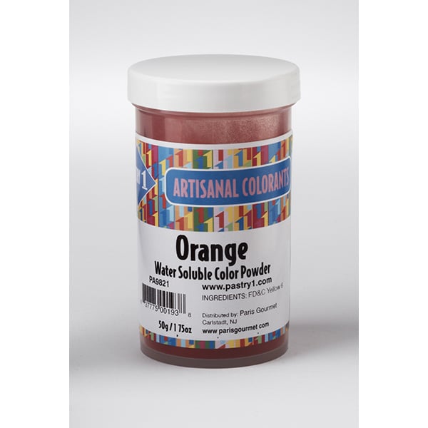 Orange Water-Soluble Food Coloring Powder