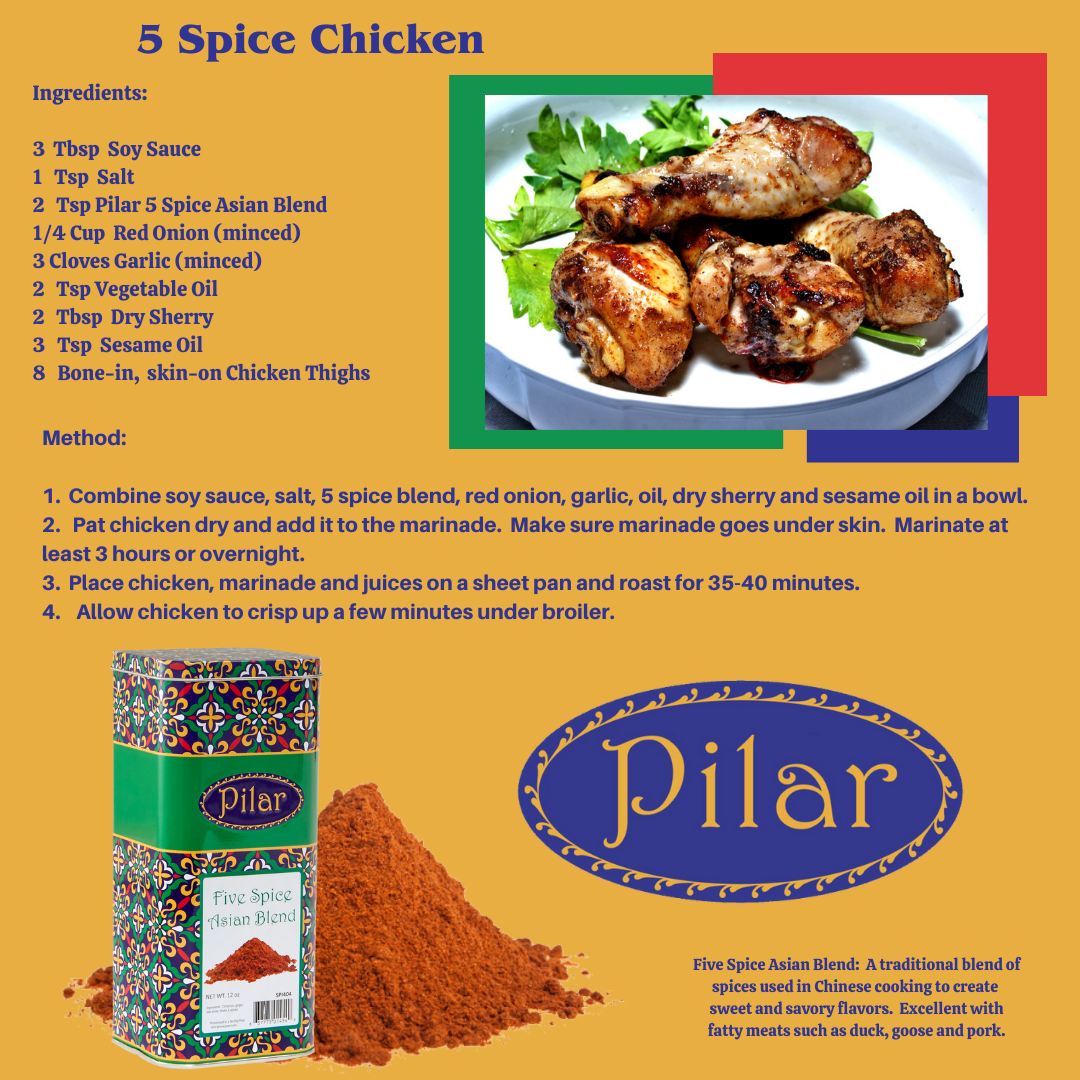 Pilar Five Spice Chicken